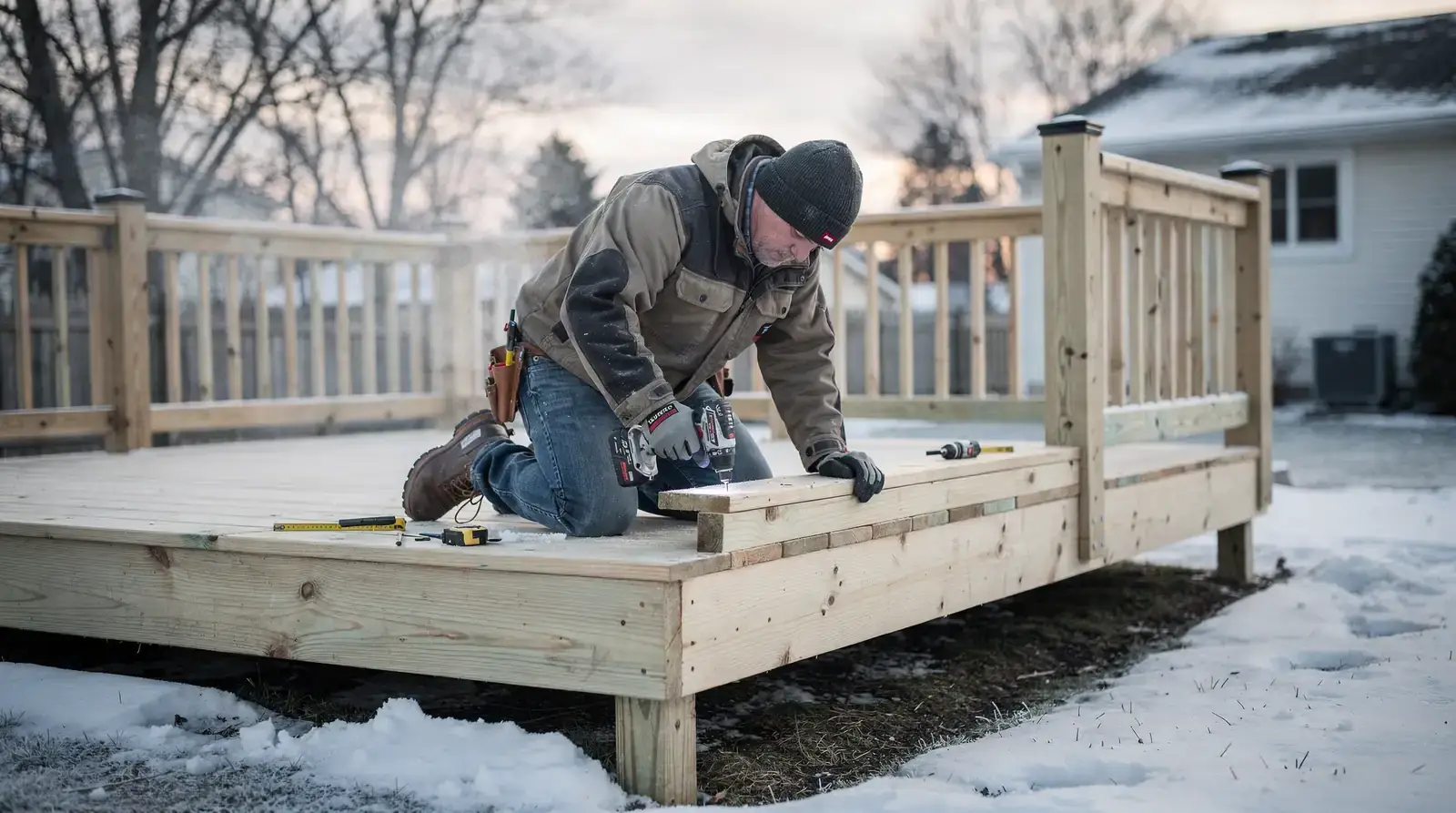 Can You Still Build a Deck in Winter
